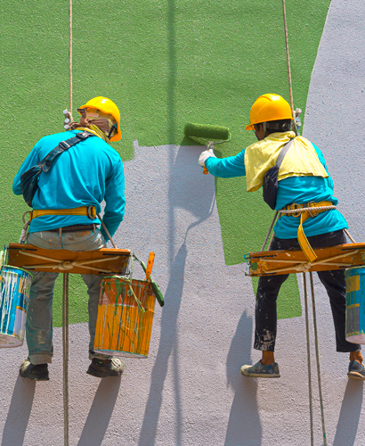 Trabajos de pintura e impermeabilizacin
